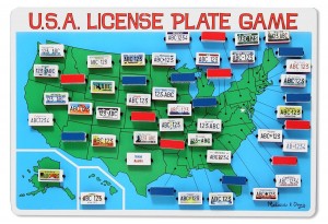 License plate game