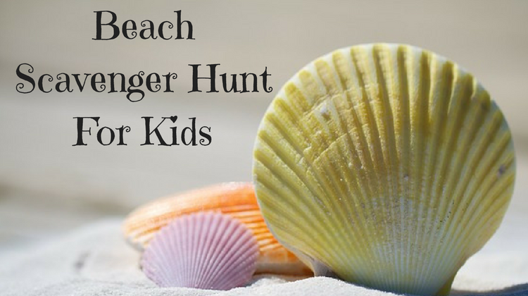 Beach Scavenger Hunt For Kids - Free Printable List With 20 Items