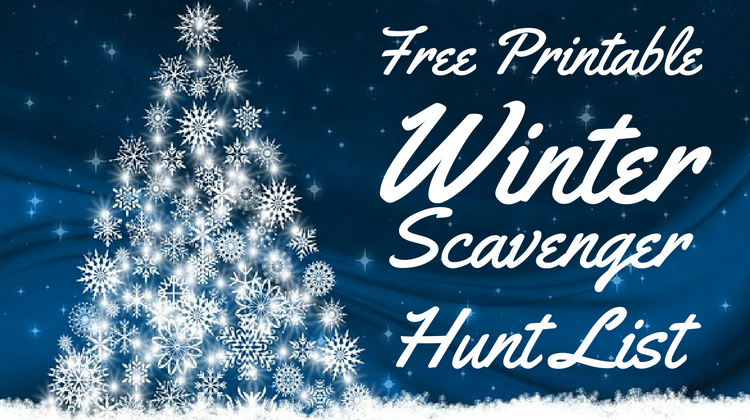 Winter Scavenger Hunt List