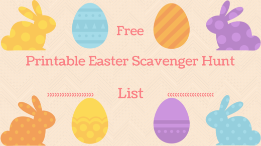 Easter Scavenger Hunt List