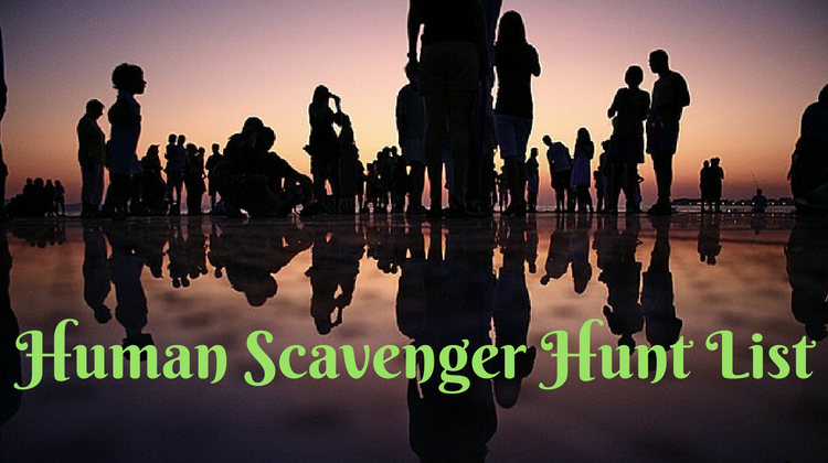 Human Scavenger Hunt List