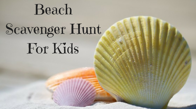 Beach Scavenger Hunt For Kids