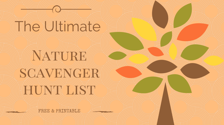 Ultimate Nature Scavenger Hunt List