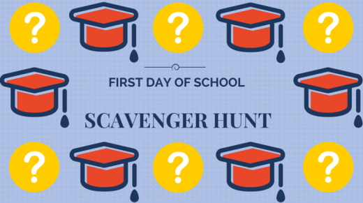 First Day Of School Scavenger Hunt